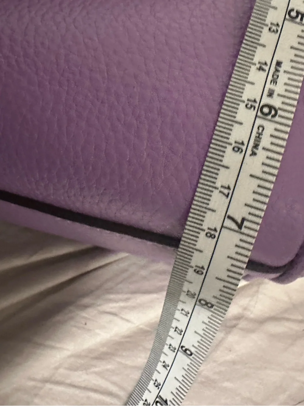 Coach Rowan Satchel With Rose Print – Iris Multi / Lavender Purple – NWOT Rare - Picture 8 of 8